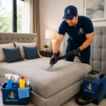 Fabric Bed Cleaning