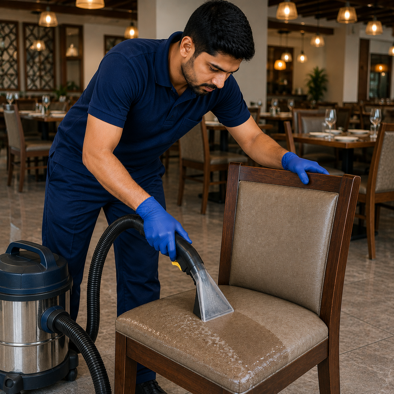 Restaurant Chair Cleaning - Image 4