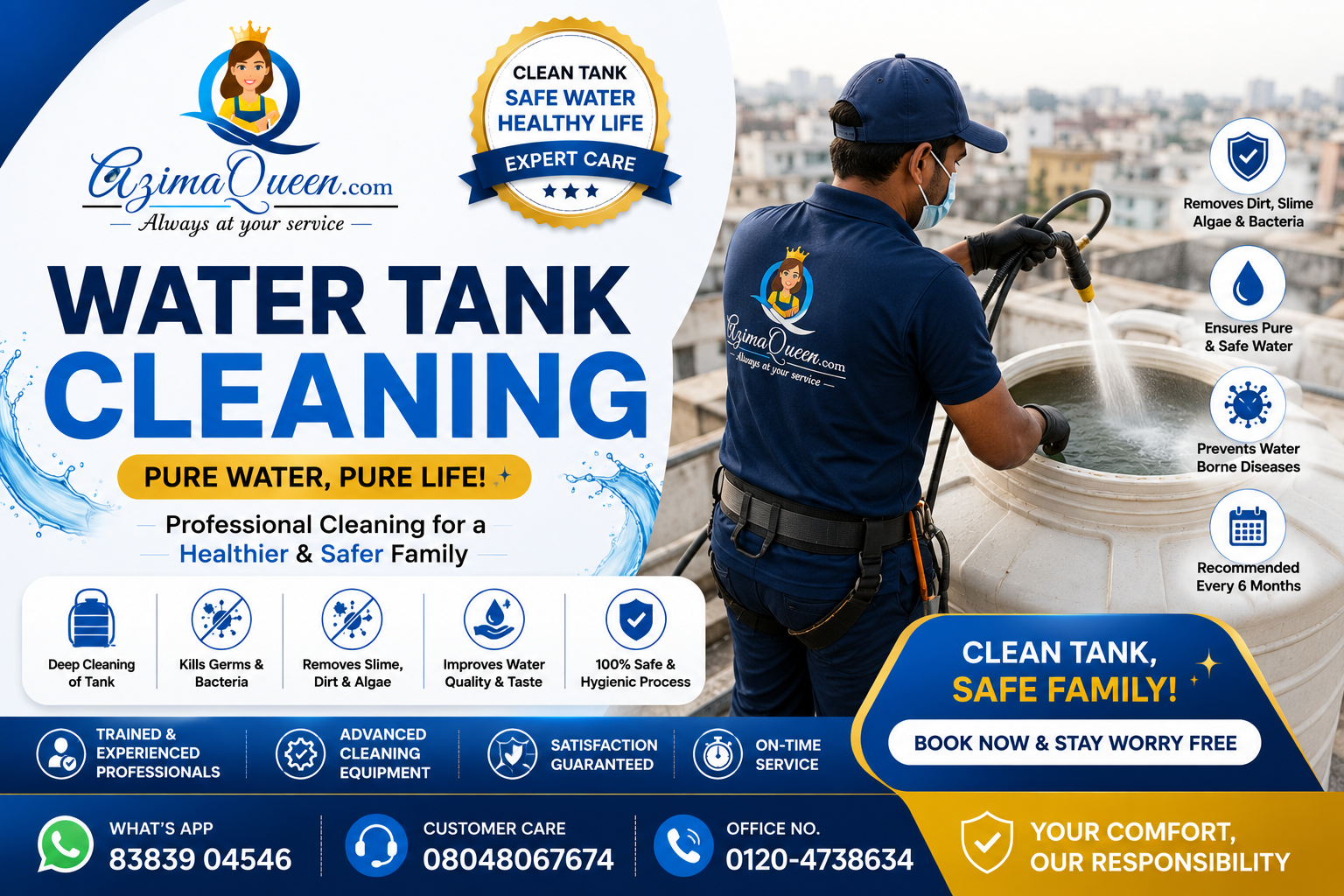Water Tank Cleaning Banner